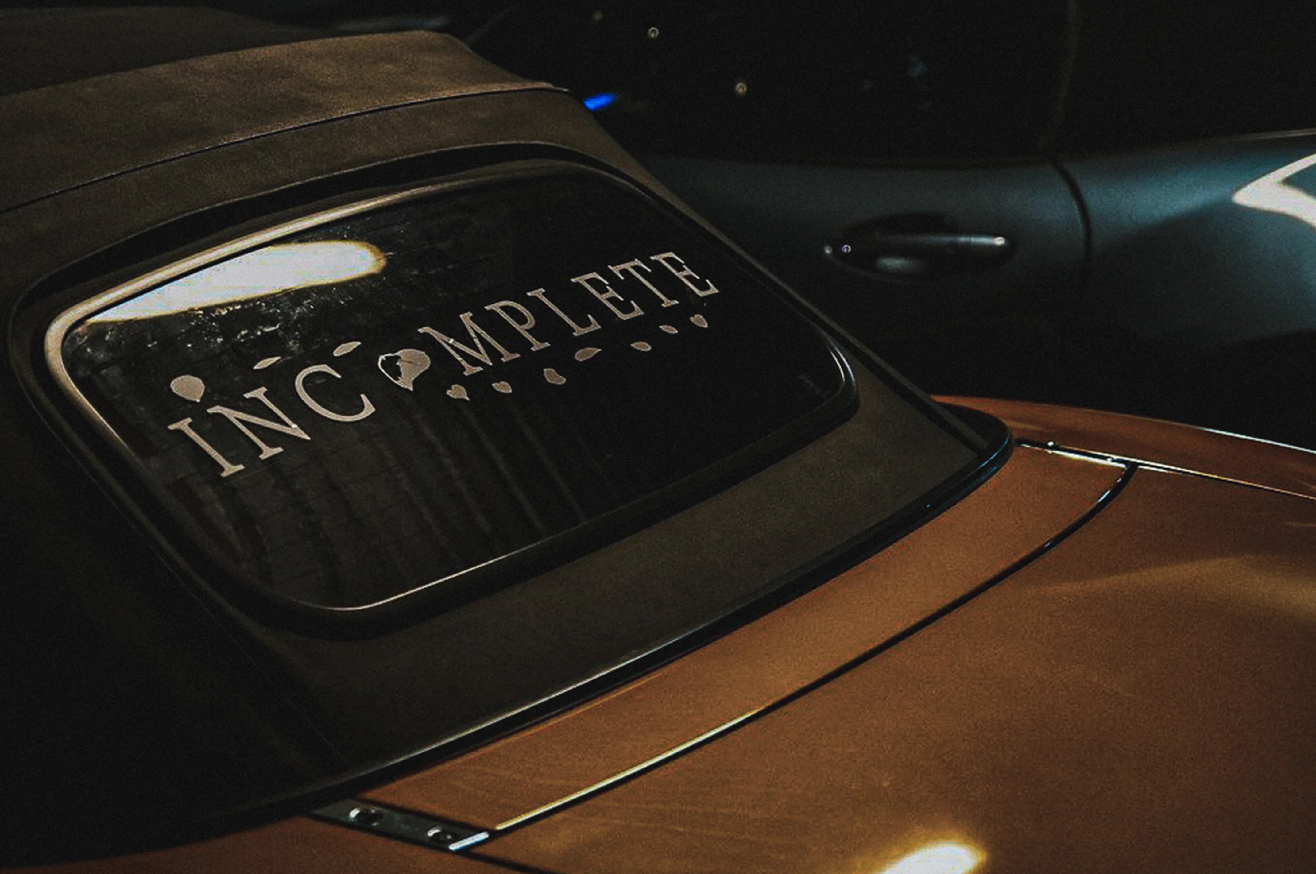 Incompletegl Falling Cherry Blossoms | Car Window Banner - Matte White - Image 3