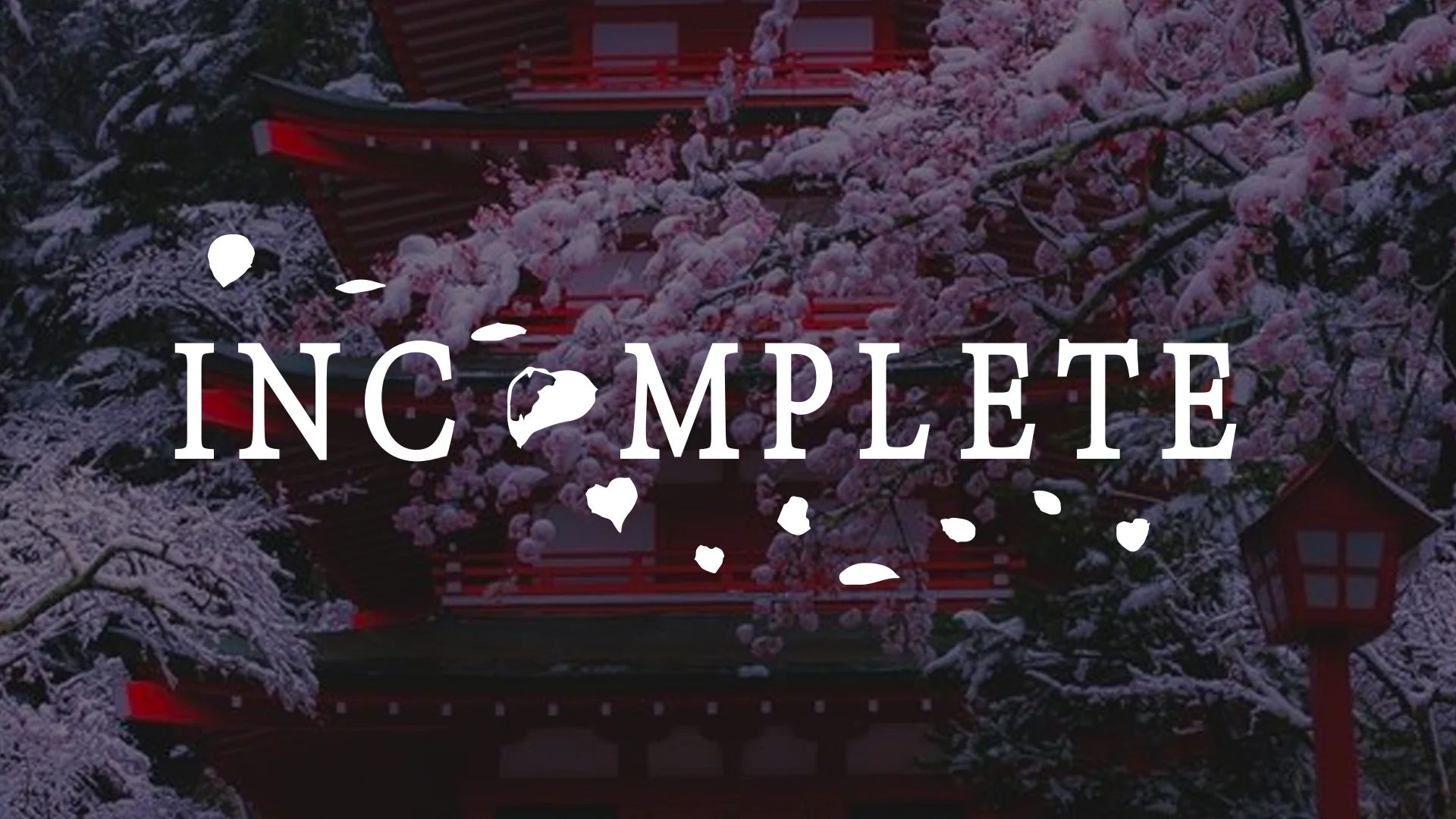 Incompletegl Falling Cherry Blossoms | Car Window Banner - Matte White - Image 5