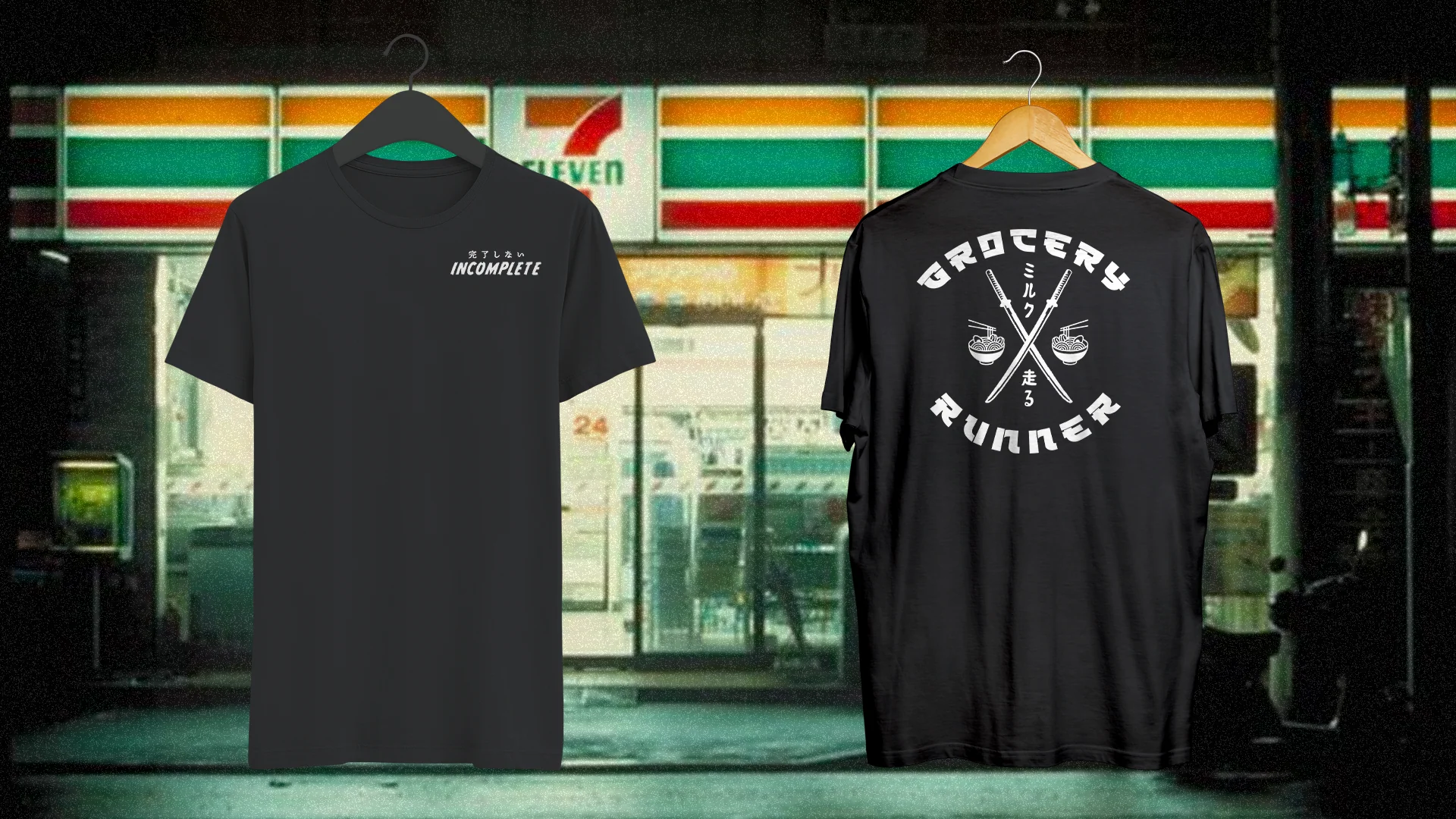 Incompletegl Unisex Grocery Runner! - T-Shirt  - Black - 180 GSM (Size S, M, L, XL, XXL) - Image 4
