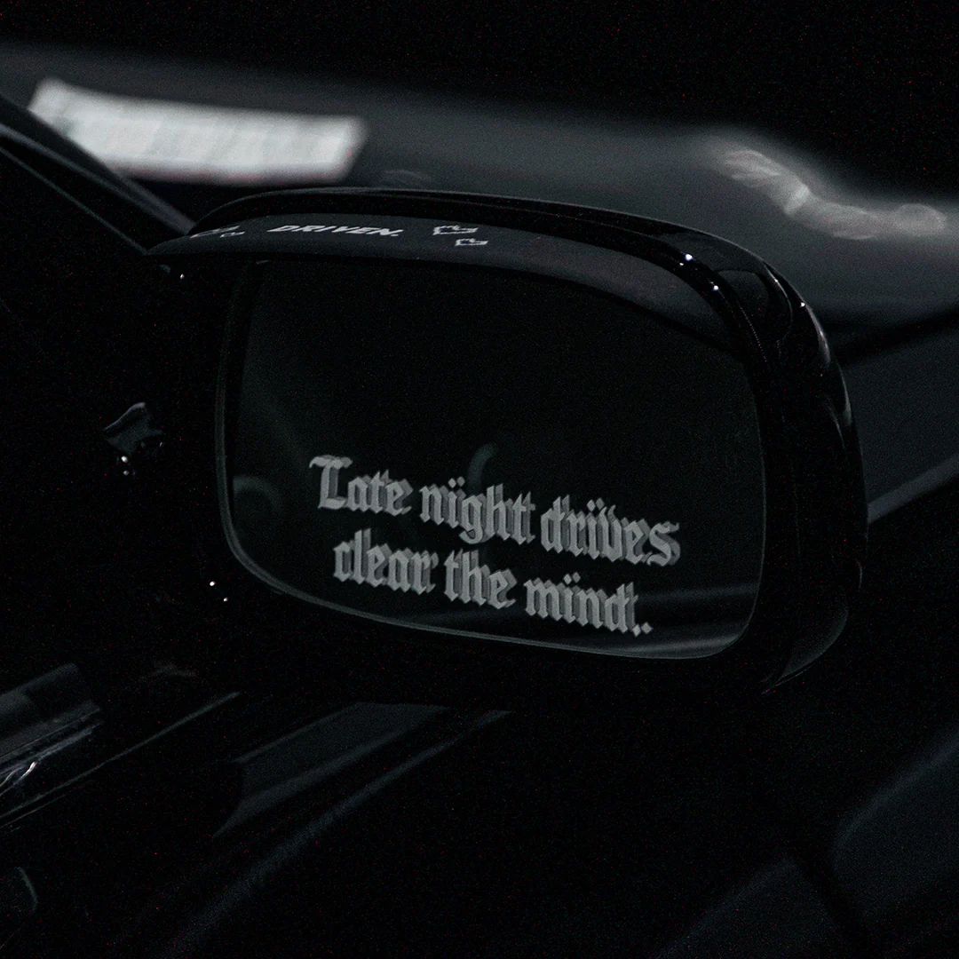 Late night drives clear the mind! | Baby Decal - Image 4