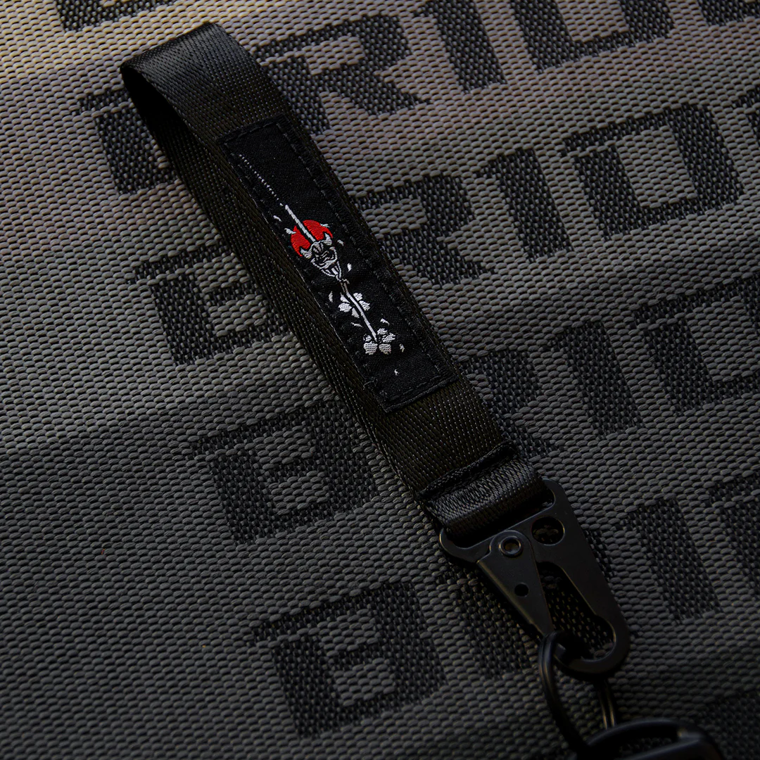 Oni Mask Sword x Cherry Blossoms | Carabiner Keychain - Image 4
