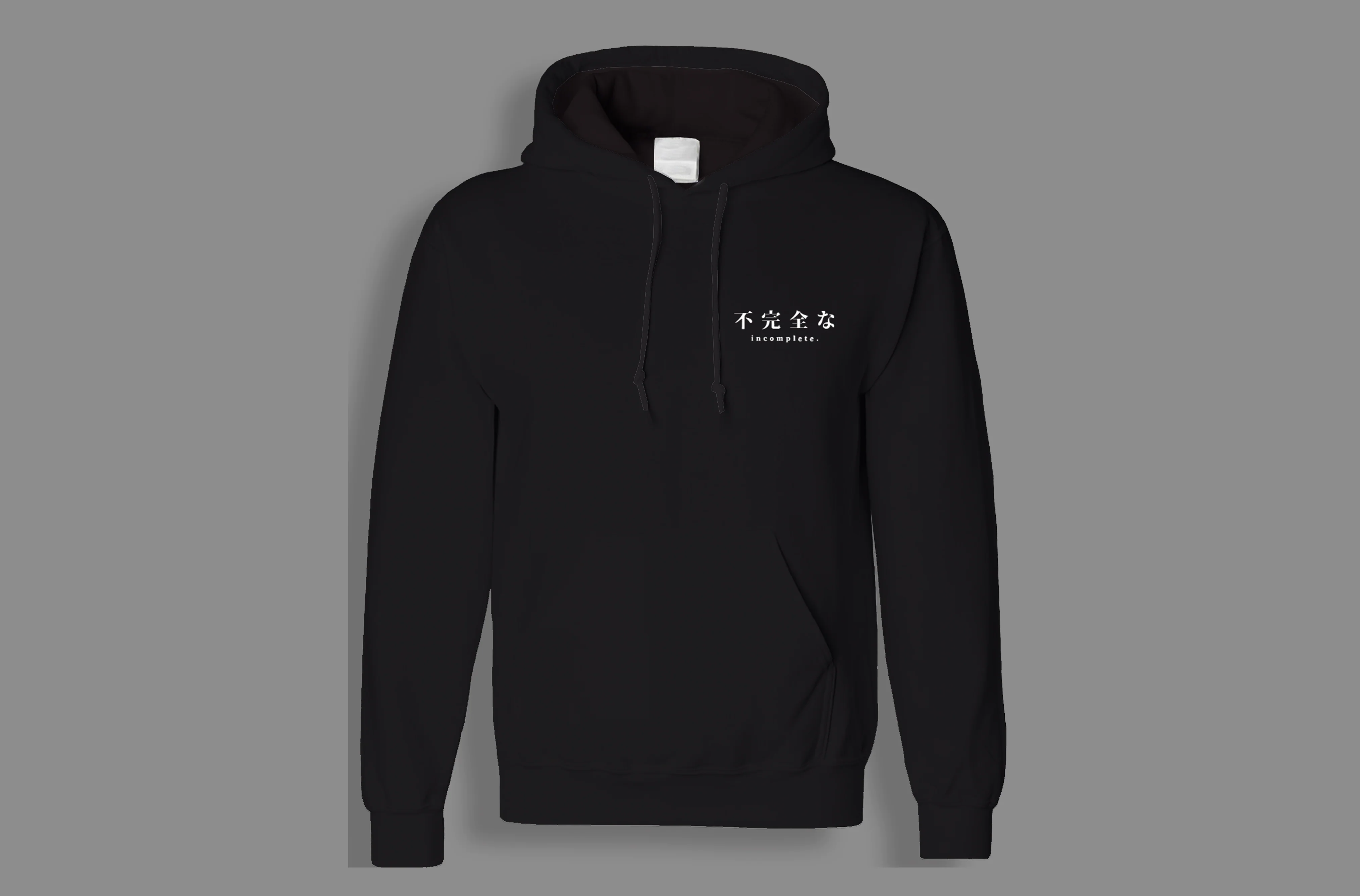 Incompletegl Unisex Raijin x Mecha - Hoodie - Black - 300 GSM (Size S, M, L, XL, XXL) - Image 5