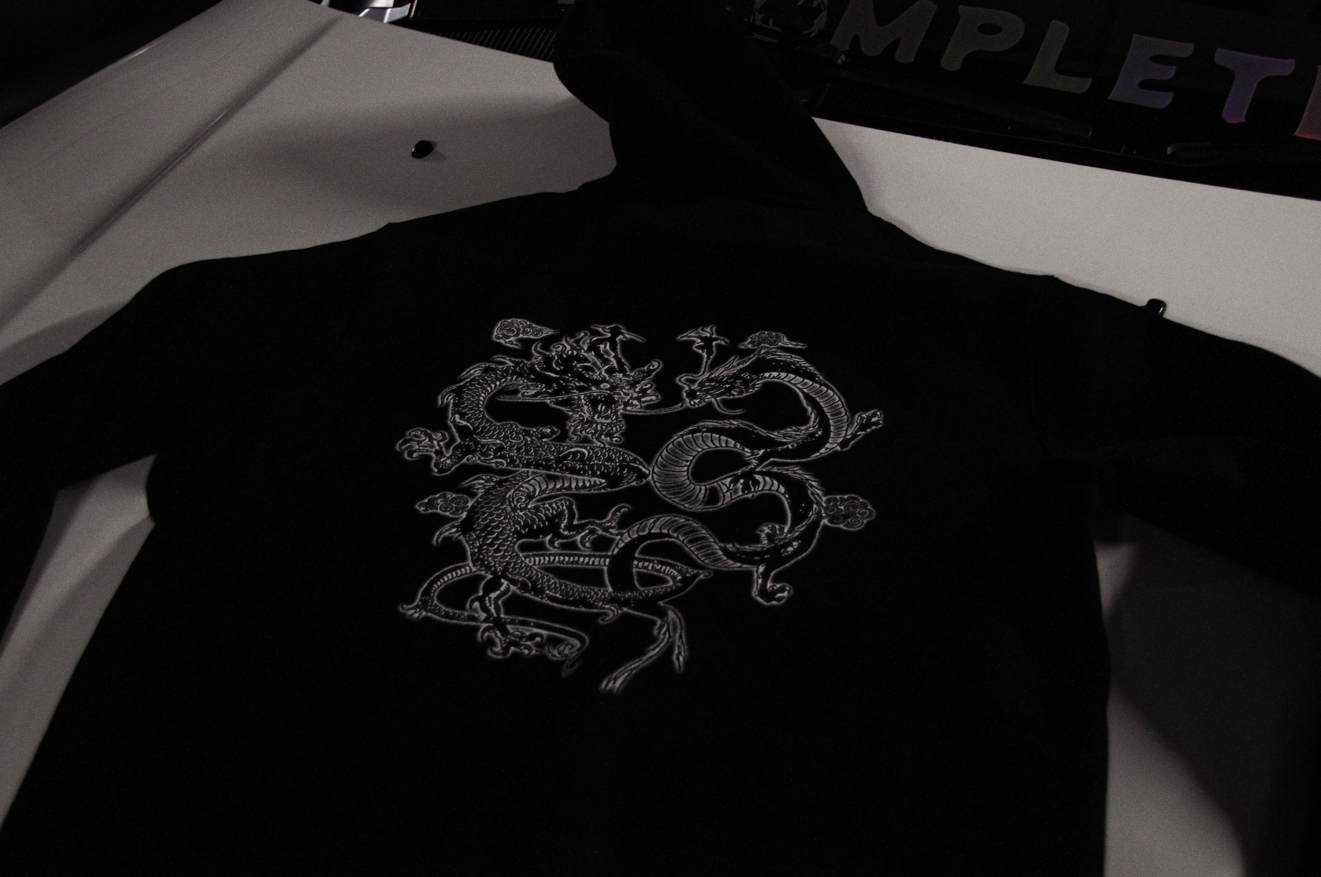 Incompletegl Unisex The Clash of Dragons! - Hoodie - Black - 300 GSM (Size S, M, L, XL, XXL) - Image 4