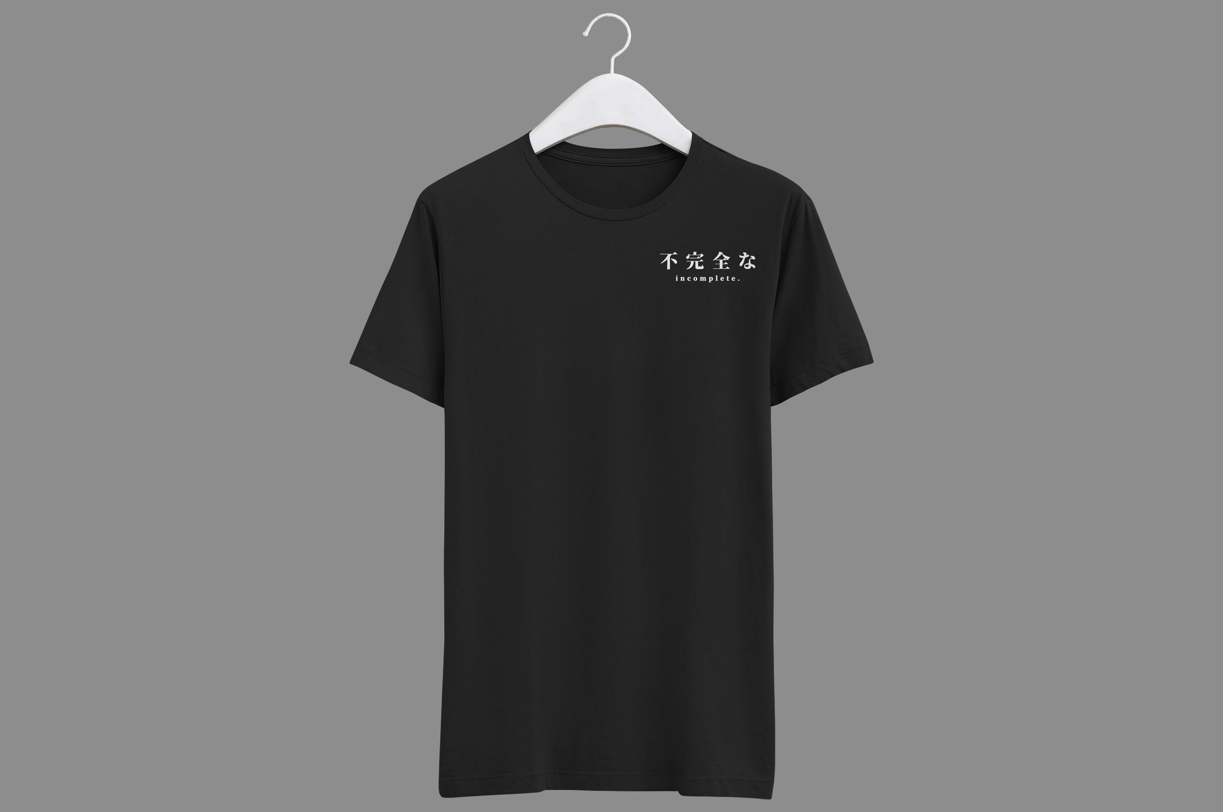Incompletegl Unisex Undead Samurai "Blood Spilled" - T-Shirt - Black - 180 GSM (Size S, M, L, XL, XXL) - Image 6